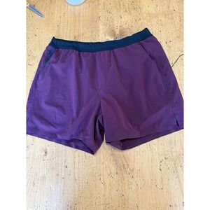 Ten Thousand Interval Short Mens XL Red 5 Inch Lined Athletic Running Gym